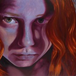 Konfrontzone 100 x 150 cm, oil on canvas 2018