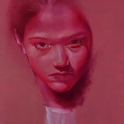 Lilly II. 60 x 50 cm, oil on canvas 2018