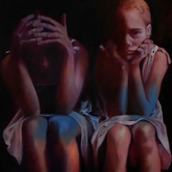 Sisters 110 x 90 cm, oil on canvas - 2017 Sisters