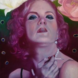 Kabar@ 60 x 50 cm,  oil on canvas - 2017