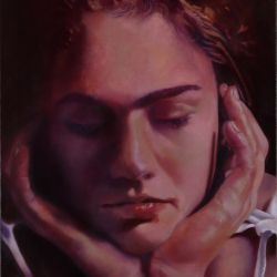 Rubia 60 x 50 cm, oil on canvas 2017