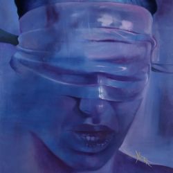 Iustitia 140 x 100 cm, Öl auf Leinwand 2021