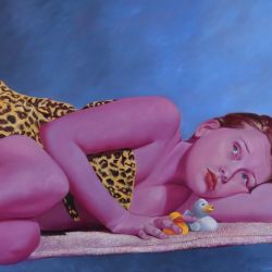 Perfect Distance II. 80 x 100 cm, oil on canvas 2018